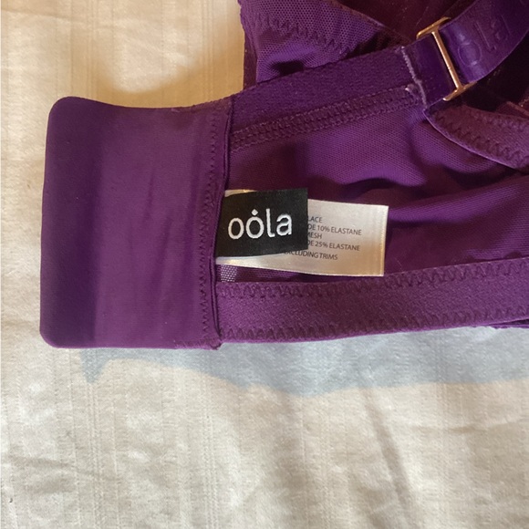 Oola purple unpadded bra. - Picture 4 of 7